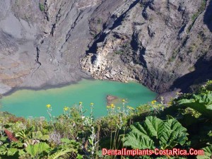 A Crater Lake Formed in Irazu Volcano - Costa Rica