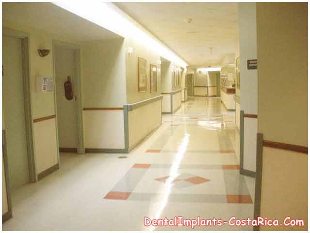 Corridor in Costa Rica Hospital for Dental Treatments