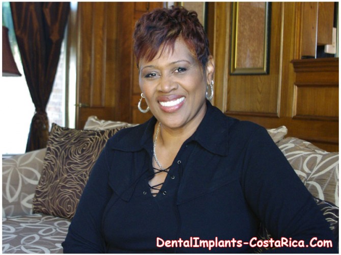 A Beaming Dental Implant Costa Rica Patient